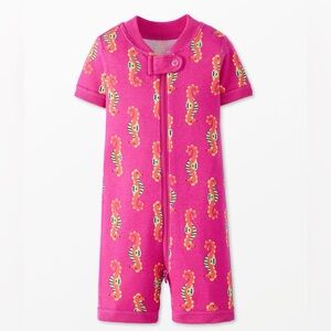(3) Hanna Andersson Baby Zip Shortie Sleeper Bundle